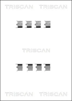 Accessory Kit, disc brake pad (8105 131623)