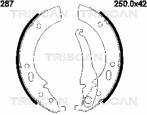 Brake Shoe Set (8100 11287)