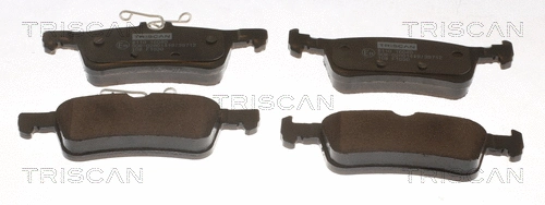 Brake Pad Set, disc brake (8110 16040)