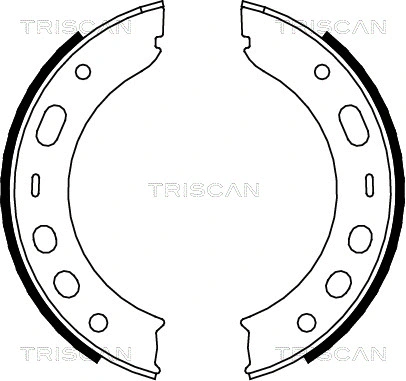 Brake Shoe Set, parking brake (8100 20002)