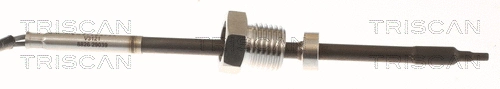 Sensor, exhaust gas temperature