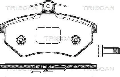 Brake Pad Set, disc brake (8110 10975)