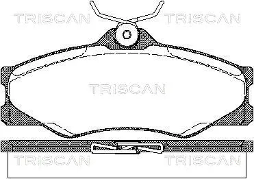 Brake Pad Set, disc brake (8110 29845)