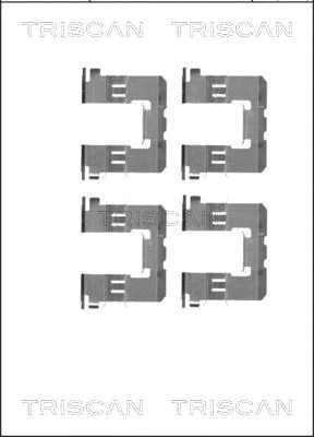 Accessory Kit, disc brake pad (8105 141599)