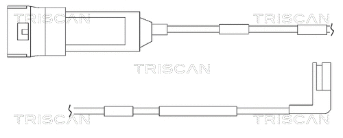 Warning Contact, brake pad wear (8115 24002)