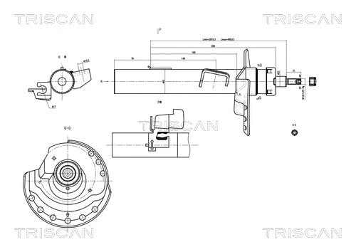 Shock Absorber (8705 16108)