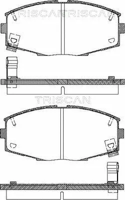 Brake Pad Set, disc brake (8110 13151)
