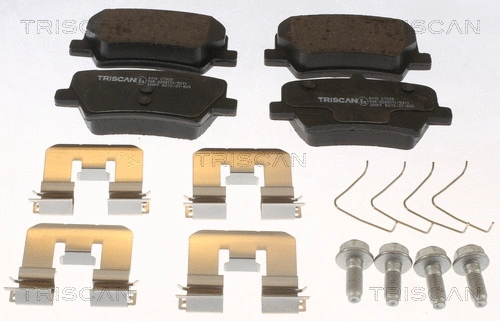 Brake Pad Set, disc brake (8110 27028)