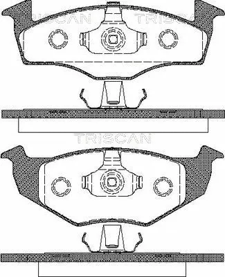 Brake Pad Set, disc brake (8110 29017)