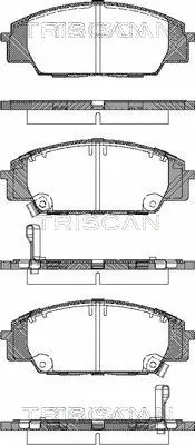 Brake Pad Set, disc brake (8110 40005)