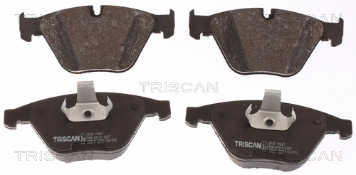 Brake Pad Set, disc brake (8110 11067)