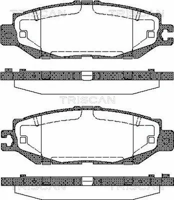 Brake Pad Set, disc brake (8110 13037)