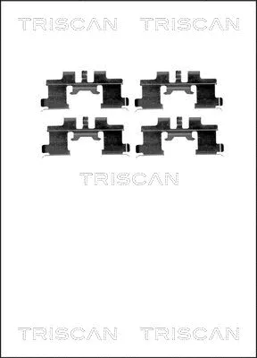 Accessory Kit, disc brake pad (8105 101641)
