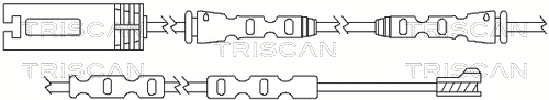 Warning Contact, brake pad wear (8115 11050)