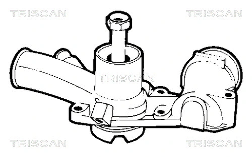 Water Pump, engine cooling (8600 28076)