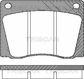 Brake Pad Set, disc brake (8110 10415)