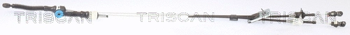 Cable Pull, manual transmission (8140 15743)