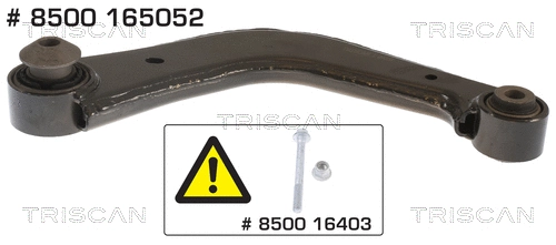 Control/Trailing Arm, wheel suspension (8500 165052)