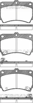 Brake Pad Set, disc brake (8110 50965)