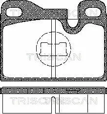 Brake Pad Set, disc brake (8110 29158)