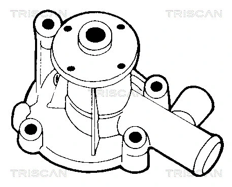 Water Pump, engine cooling (8600 17022)
