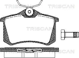 Brake Pad Set, disc brake (8110 10864)