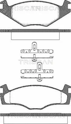 Brake Pad Set, disc brake (8110 10105)