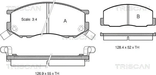 Brake Pad Set, disc brake (8110 13953)