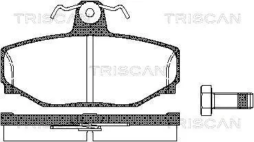 Brake Pad Set, disc brake (8110 27919)