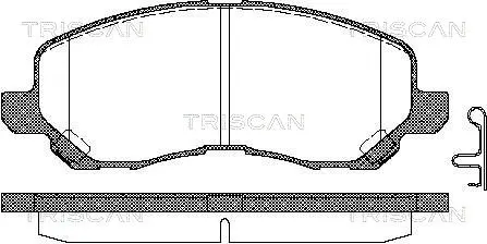 Brake Pad Set, disc brake (8110 42019)