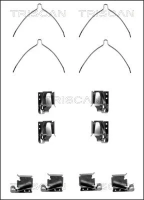 Accessory Kit, disc brake pad (8105 131619)