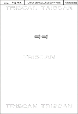 Screw Set, brake disc (8105 116012)