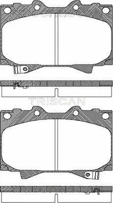 Brake Pad Set, disc brake (8110 13048)