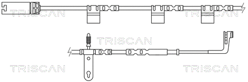Warning Contact, brake pad wear (8115 17013)