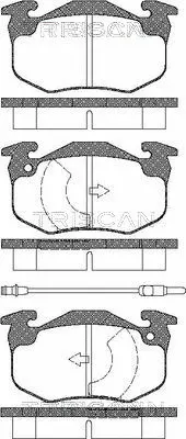 Brake Pad Set, disc brake (8110 28034)