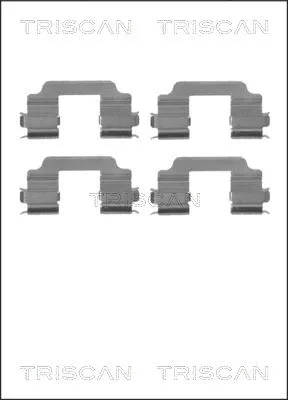 Accessory Kit, disc brake pad (8105 691620)