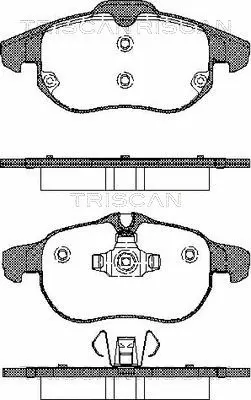 Brake Pad Set, disc brake (8110 24020)