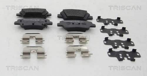 Brake Pad Set, disc brake (8110 43044)