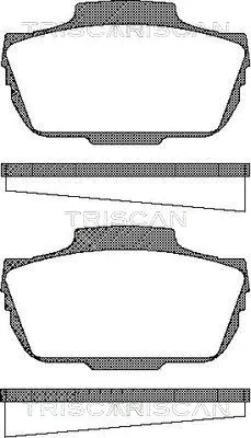 Brake Pad Set, disc brake (8110 65601)