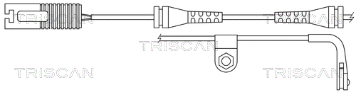 Warning Contact, brake pad wear (8115 11022)