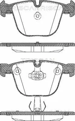 Brake Pad Set, disc brake (8110 11018)
