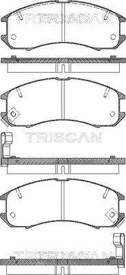 Brake Pad Set, disc brake (8110 50881)