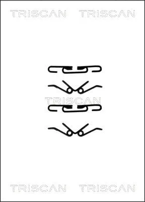 Accessory Kit, disc brake pad (8105 101610)
