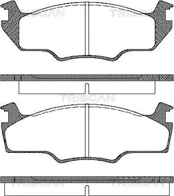 Brake Pad Set, disc brake (8110 29102)
