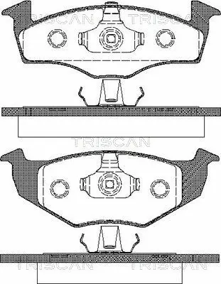 Brake Pad Set, disc brake (8110 29009)