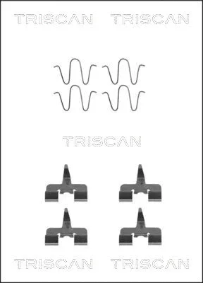 Accessory Kit, disc brake pad (8105 501582)