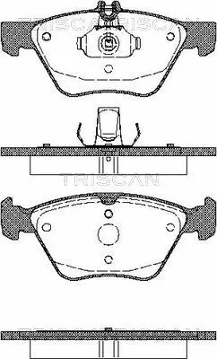 Brake Pad Set, disc brake (8110 23014)