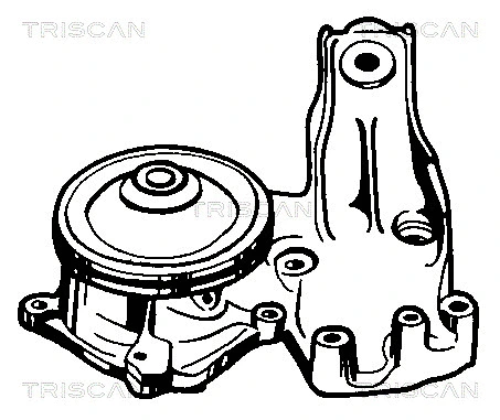 Water Pump, engine cooling (8600 15126)