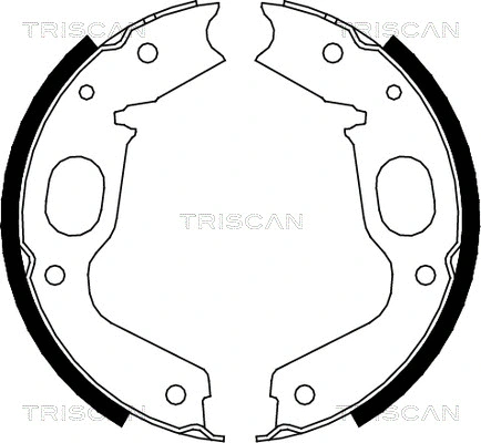 Brake Shoe Set, parking brake (8100 42015)