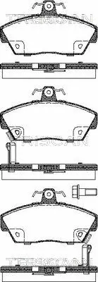 Brake Pad Set, disc brake (8110 17001)